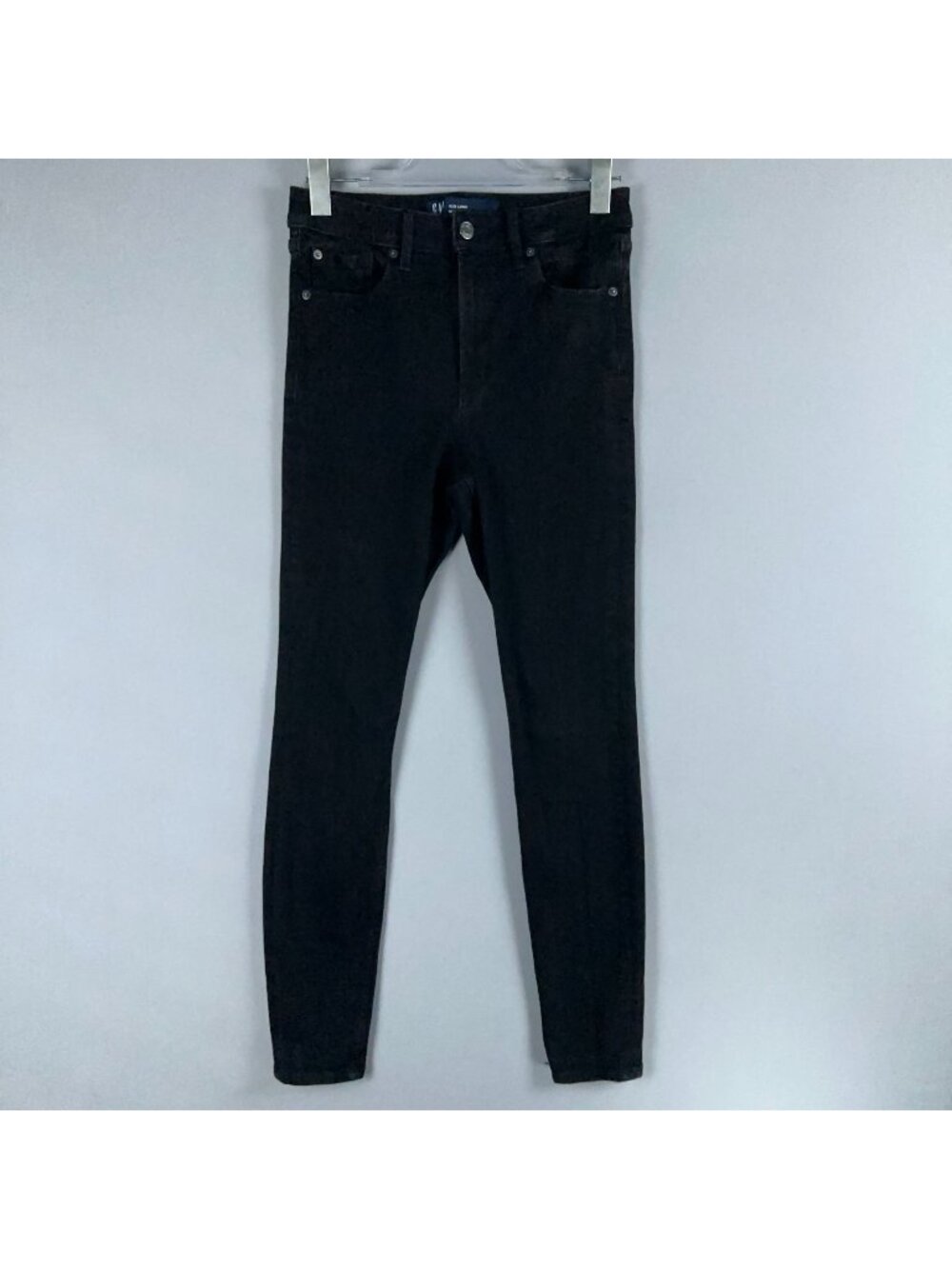 Gap Jeans Womens Size 6/28 Long Black High-Rise Universal Legging Dark Wash